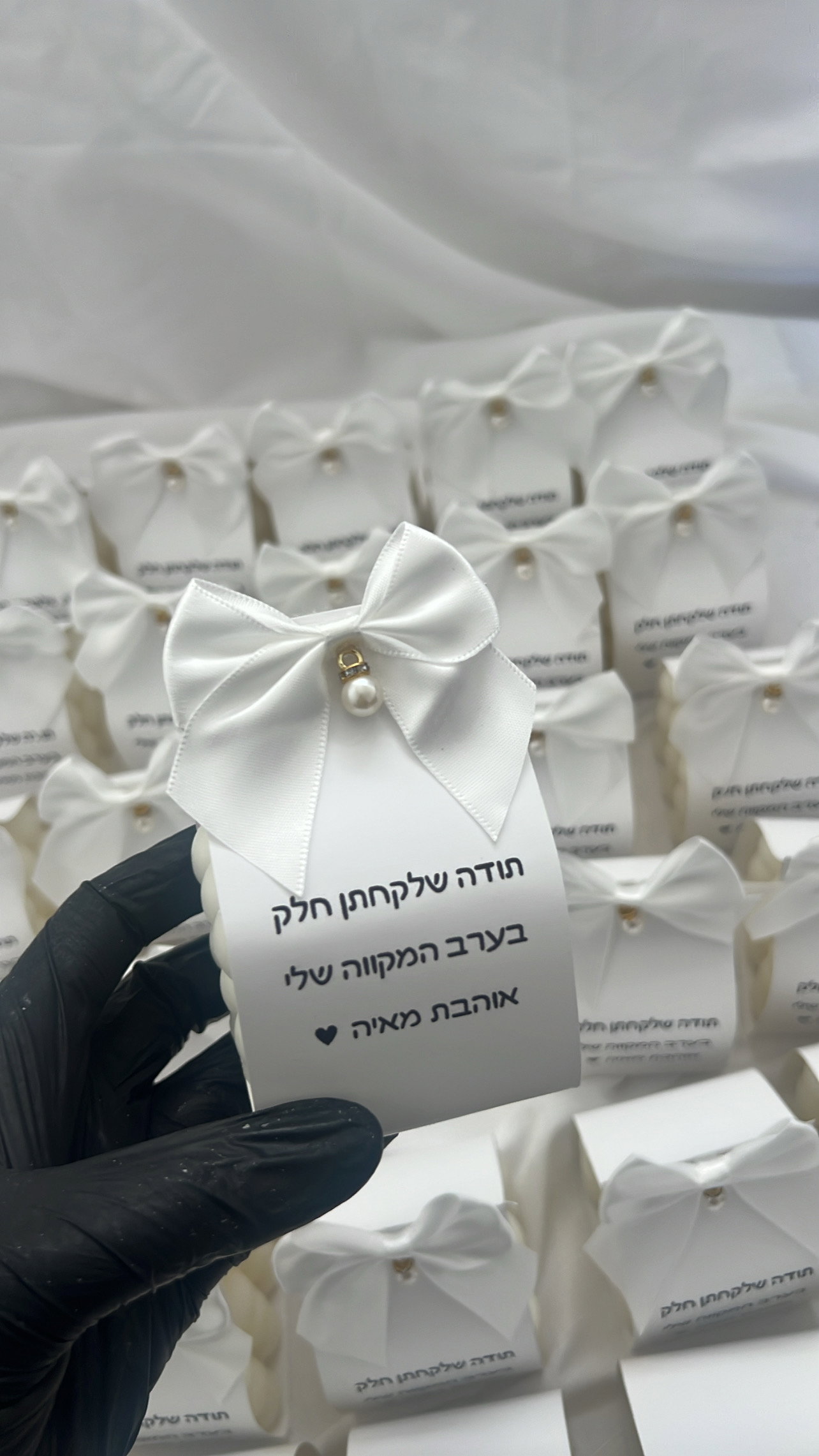 נר בועות גדול עם כרטיסייה _0