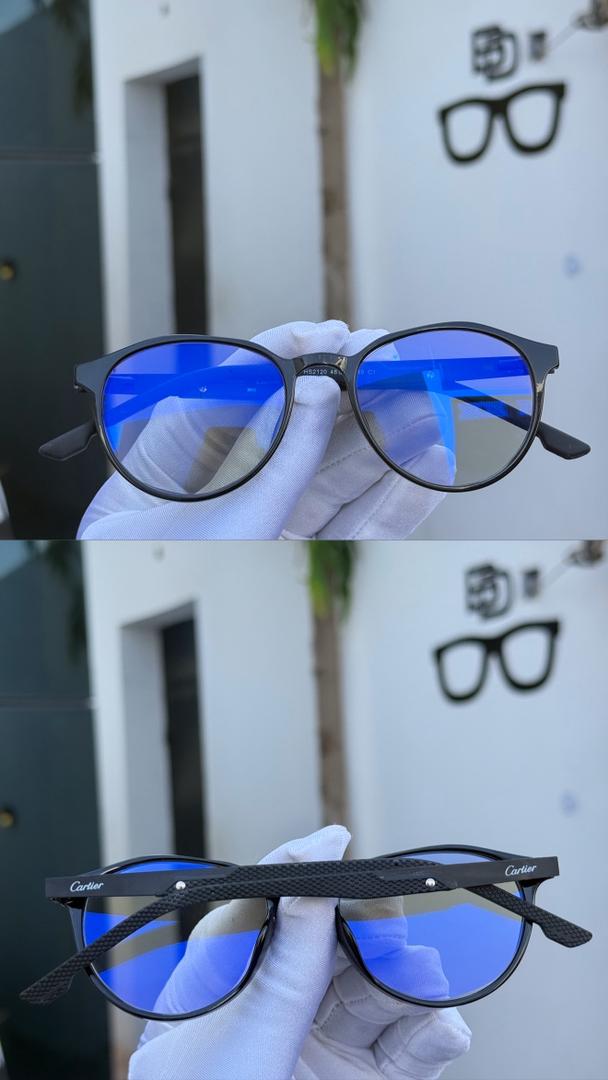 JWLE_0046 Cartier framed blue photochromic lenses eyeglasses_4