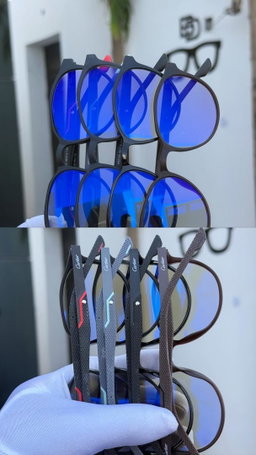 JWLE_0046 Cartier framed blue photochromic lenses eyeglasses