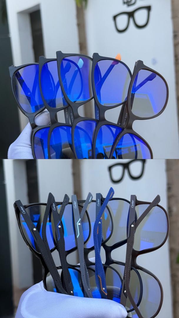 JWLE_0046 Cartier framed blue photochromic lenses eyeglasses_1