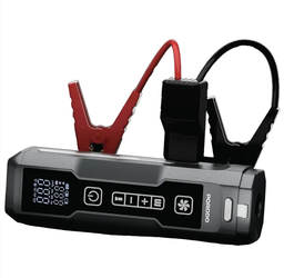 Porodo Ignatov Jump Starter & Air Pump with Handheld Vacuum & USB-C Recharge - Black