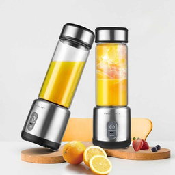 Powerology New 6-Blade Portable Juicer 450mL 126W, Portable Mixer, Shaker - Black | PN6BPJBK