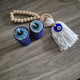 Evil Eye Beeswax Candle 