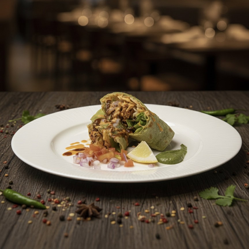 Keema Tandoori Wrap