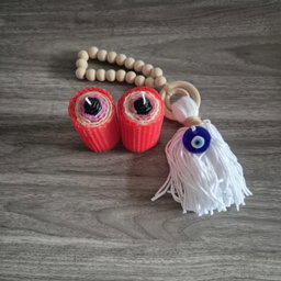Evil Eye Beeswax Candle 