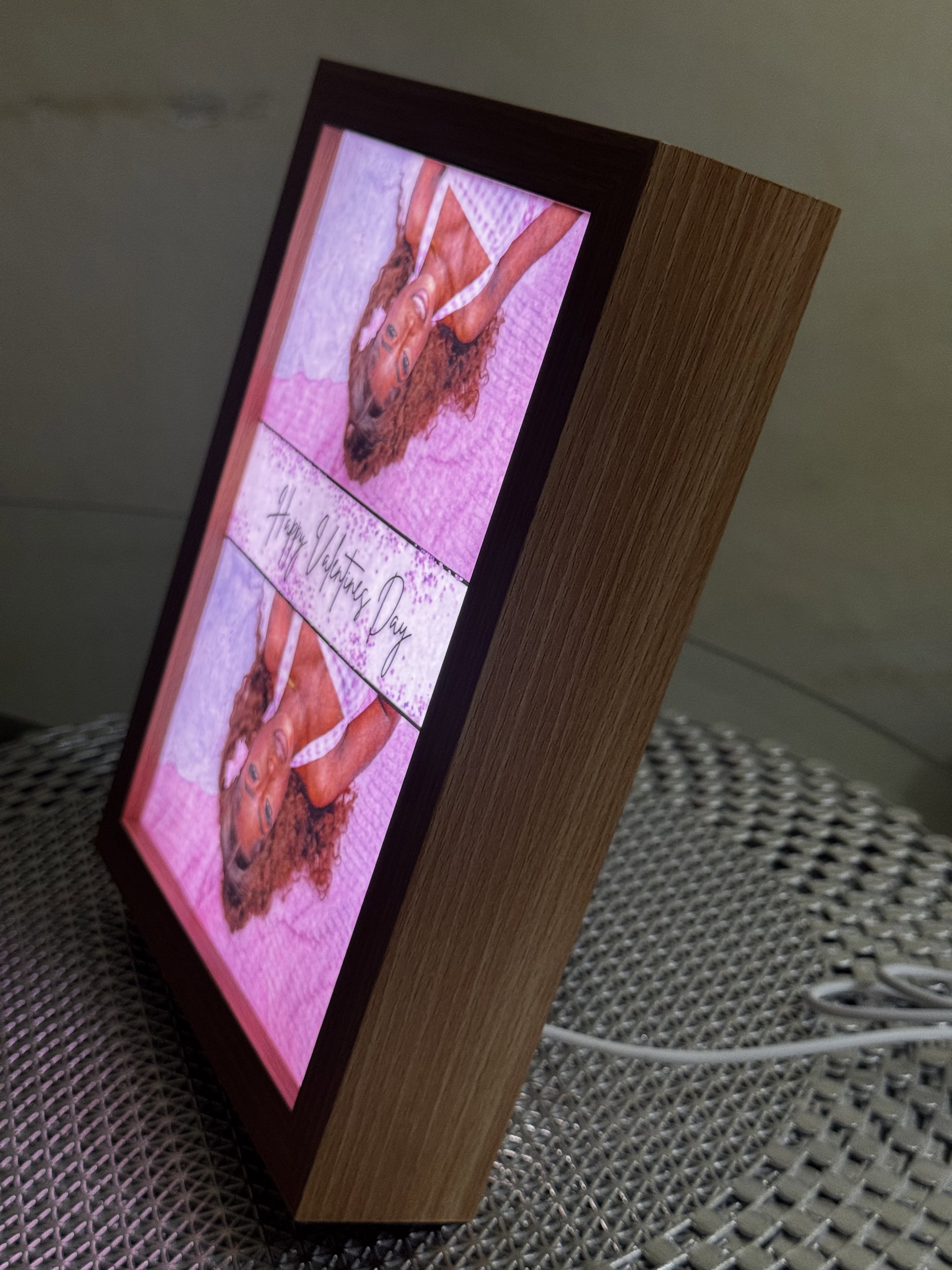 Wooden LED Frame_4