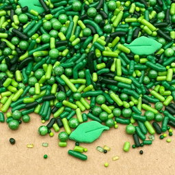 468 ORCHID SPRINKLES FOREST GREEN 