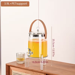 BUCKET DRINK DISPENSER WITH ACRYLIC STAND
