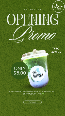 (PROMO) Taro Matcha