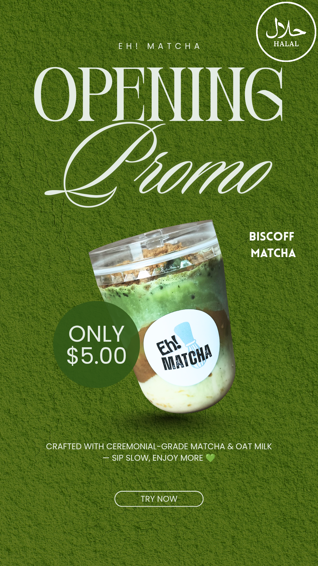 (PROMO) Biscoff Matcha