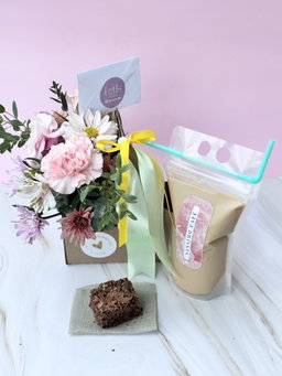 Café y flores 