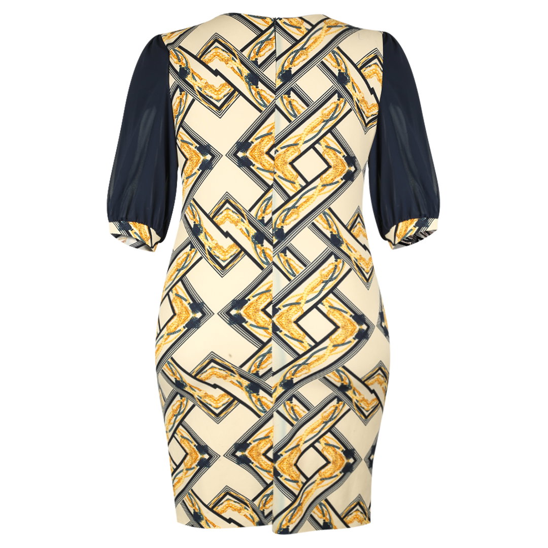 Marchesa Pattern Dress _1