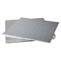 389 CAKE BOARD 16 SQUARE SILVER -CBS16 