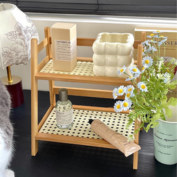 MUJI 2 LAYER WOODEN SHELF