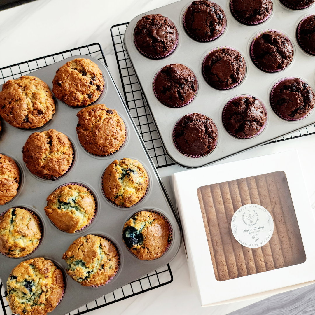 Chocolate Walnut Muffin (6pcs)