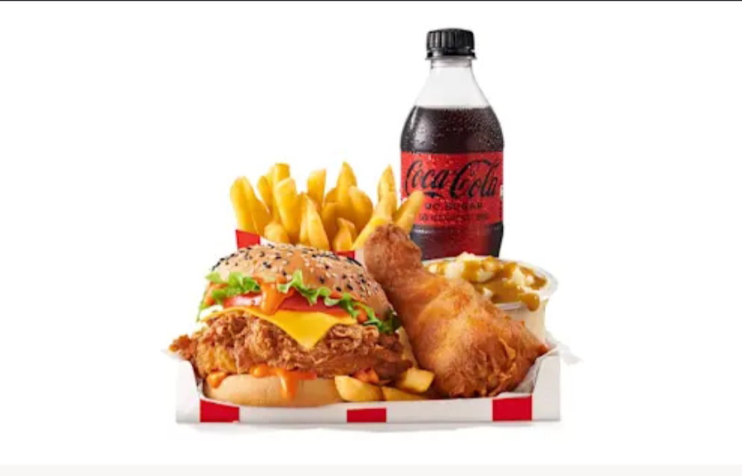 Fully Loaded Box Buddy (With Zinger Burger)
