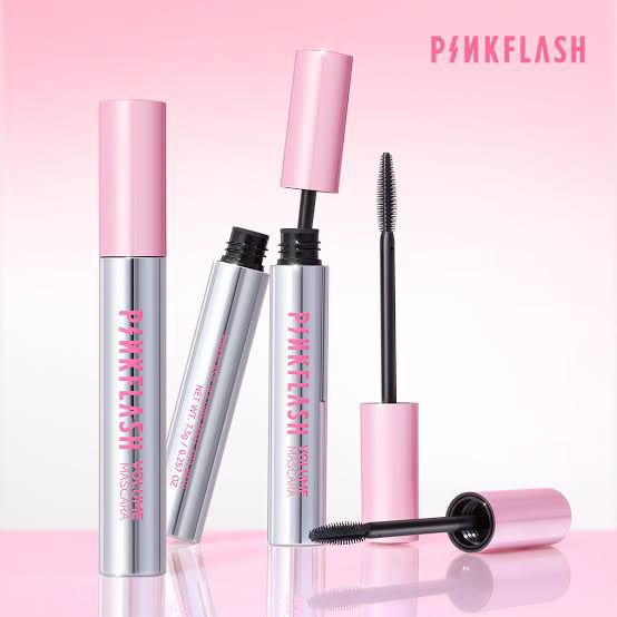 pink flash volume mascara بنك فلاش مسكارا مطولة ومكثفة 