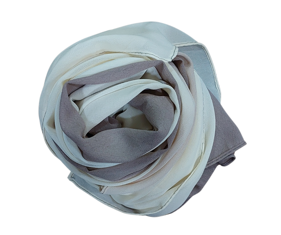 Dye chiffon shawl_1