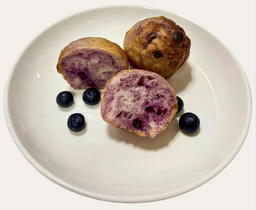 Blueberry Lemon Focaccia Muffin 🫐