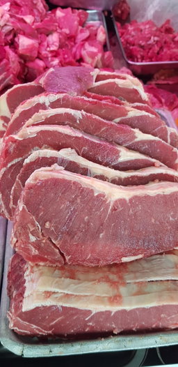 Beef Striploin steak, roast .