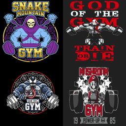 Cartoon gym