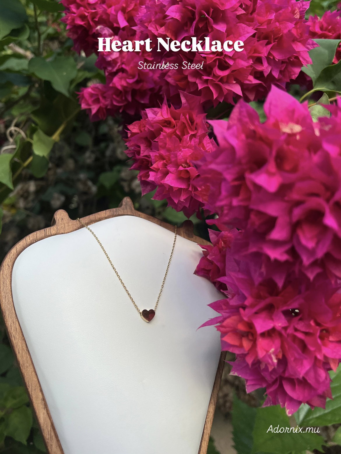 Heart Necklace - Stainless Steel_2