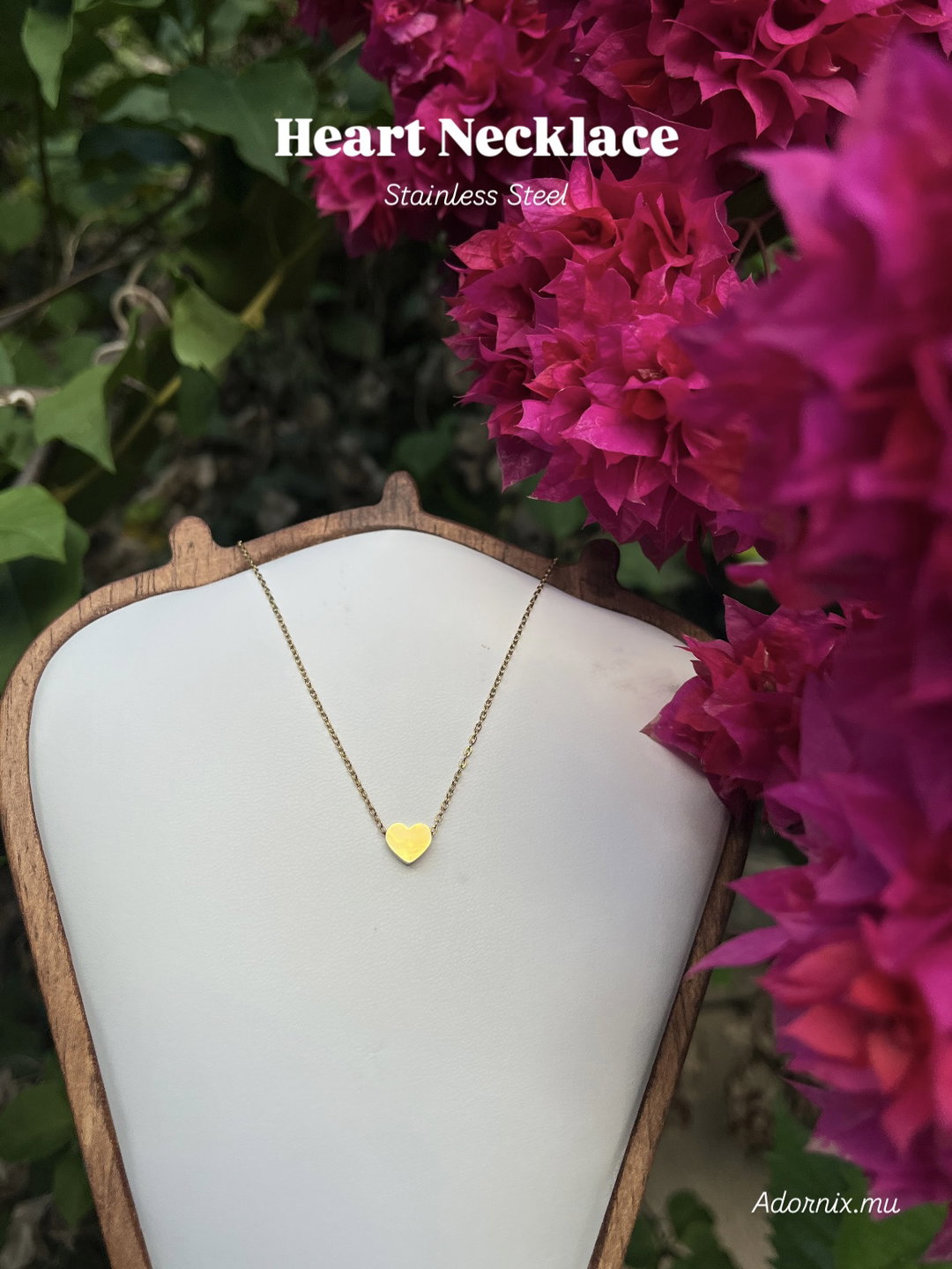 Heart Necklace - Stainless Steel