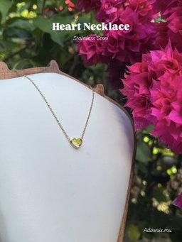 Heart Necklace - Stainless Steel