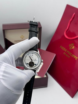 JWLE_0054 Patek Philippe Automatic Stainless Steel Body Genuine Leather