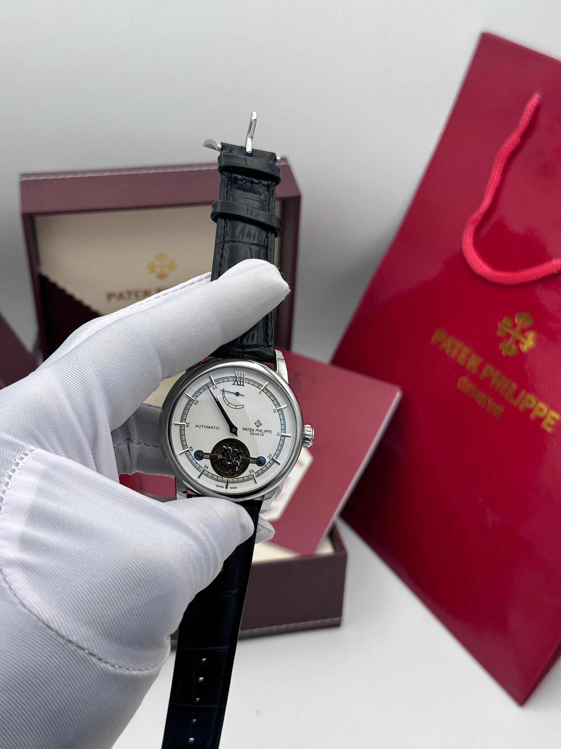 JWLE_0054 Patek Philippe Automatic Stainless Steel Body Genuine Leather_10