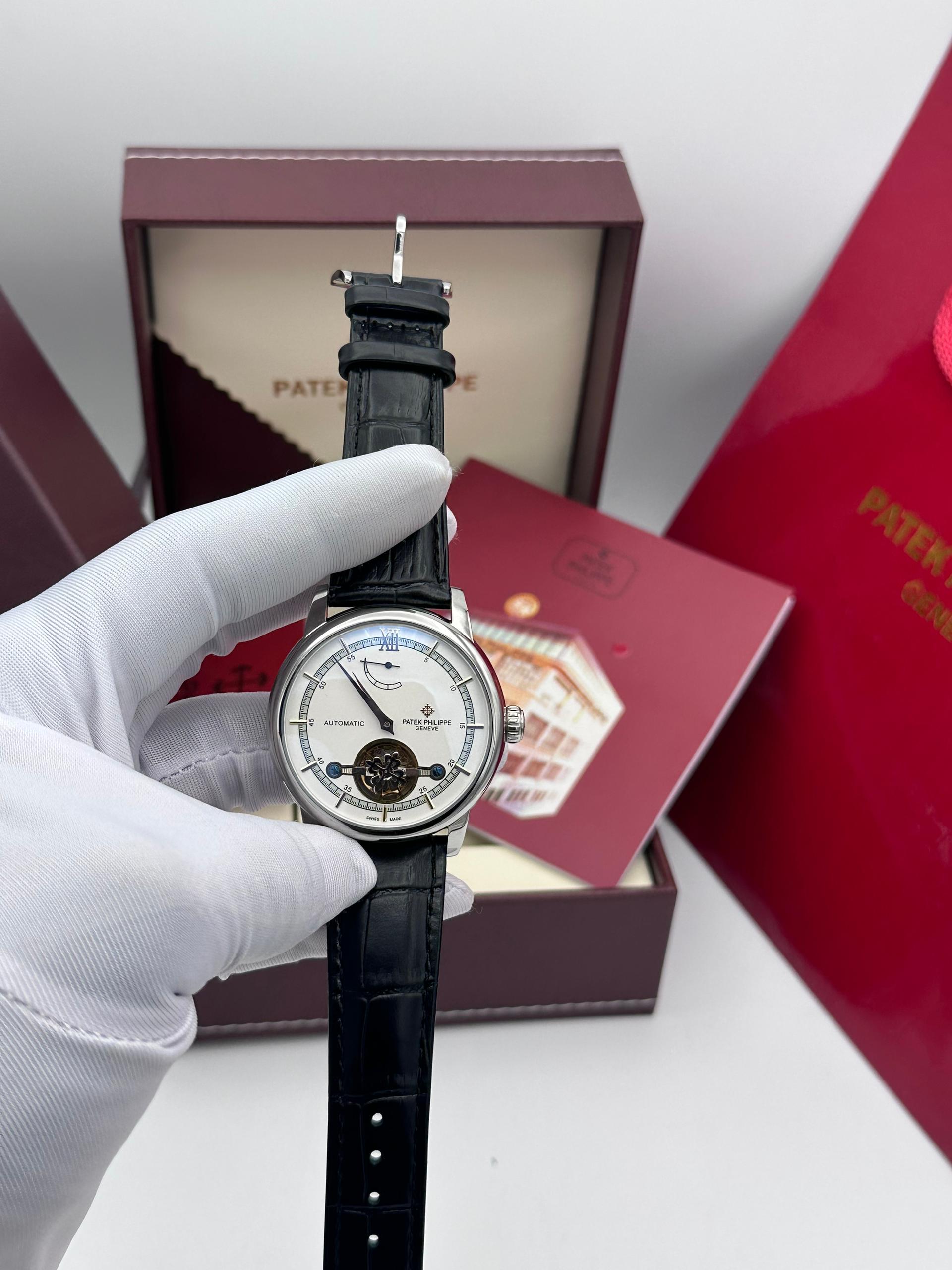 JWLE_0054 Patek Philippe Automatic Stainless Steel Body Genuine Leather_8