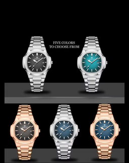 JWLE_0056 POEDAGAR Stainless Steel Full water proof Wrist watch