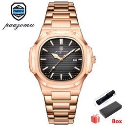 JWLE_0056 POEDAGAR Stainless Steel Full water proof Wrist watch