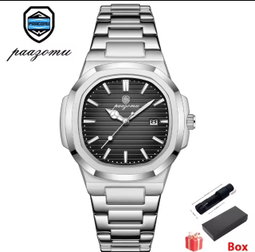 JWLE_0056 POEDAGAR Stainless Steel Full water proof Wrist watch