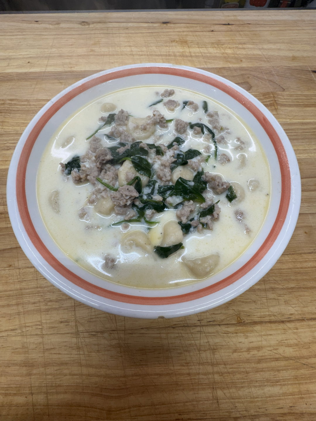 Sausage Gnocchi Soup