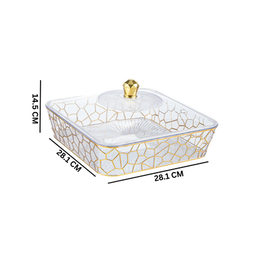 PET FOOD BUFFET SERVING TRAY BOWL