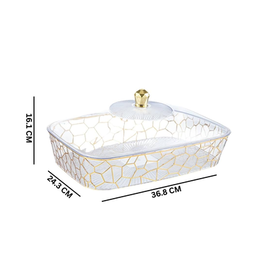 PET FOOD BUFFET SERVING TRAY BOWL