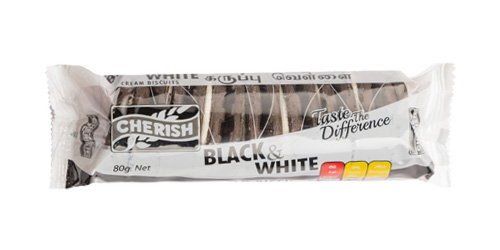 2345 CHERISH BLACK & WHITE BISCUIT 180G