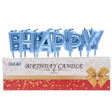 1997 HAPPY BIRTHDAY LETTER CANDLE 