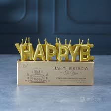 1997 HAPPY BIRTHDAY LETTER CANDLE _0