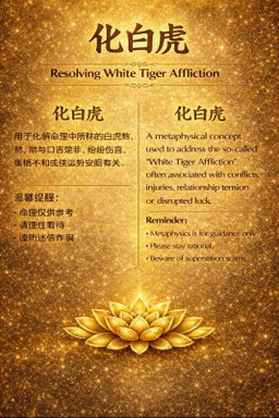 化白虎 Resolving White Tiger Affliction