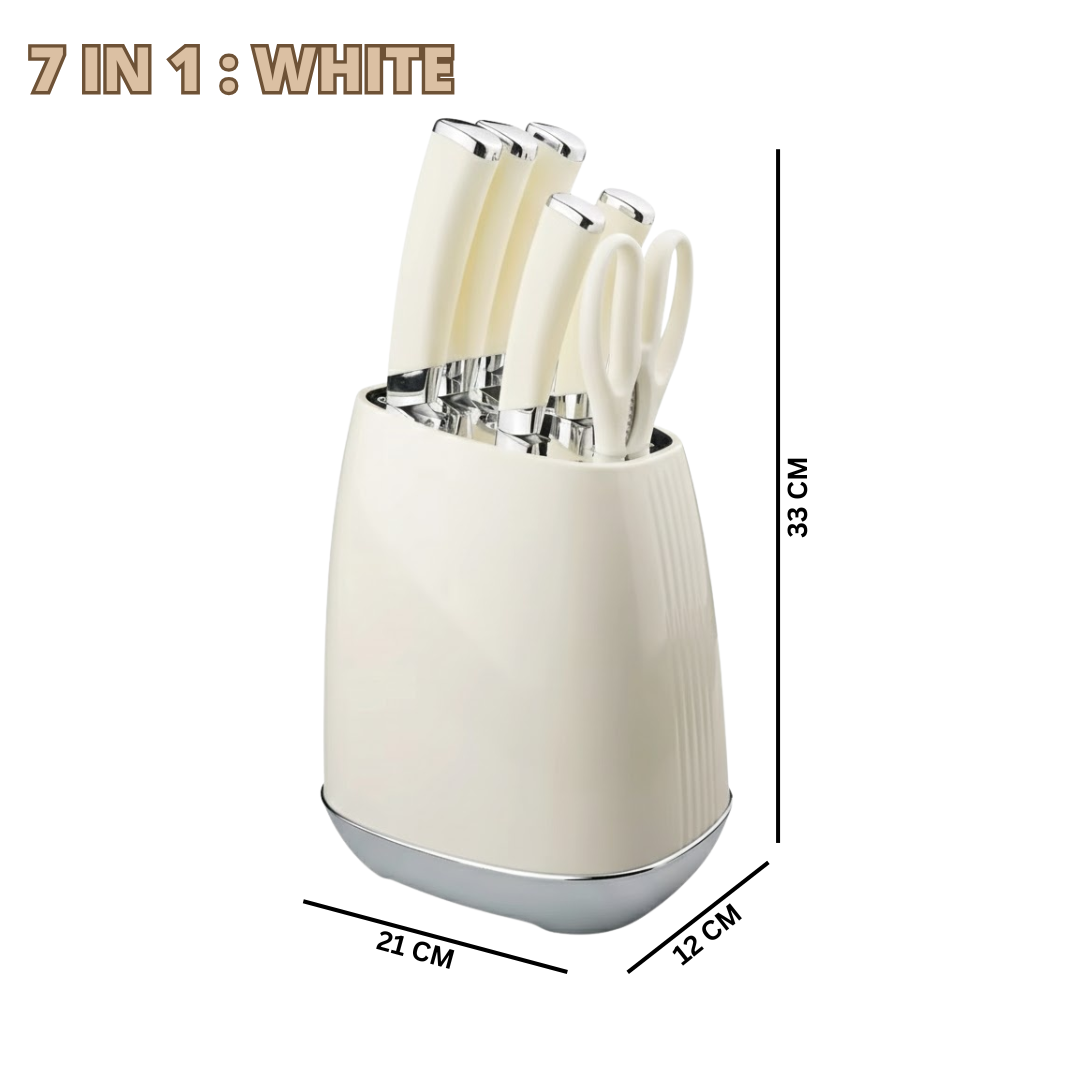 HERITAGE 7IN1 STEEL KITCHEN KNIFE SET _9