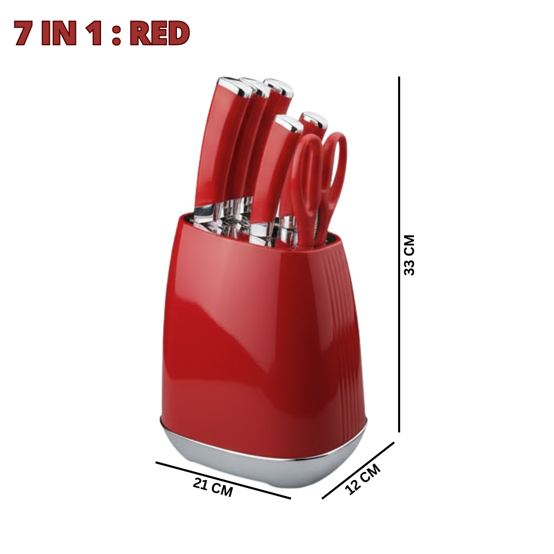 HERITAGE 7IN1 STEEL KITCHEN KNIFE SET _10