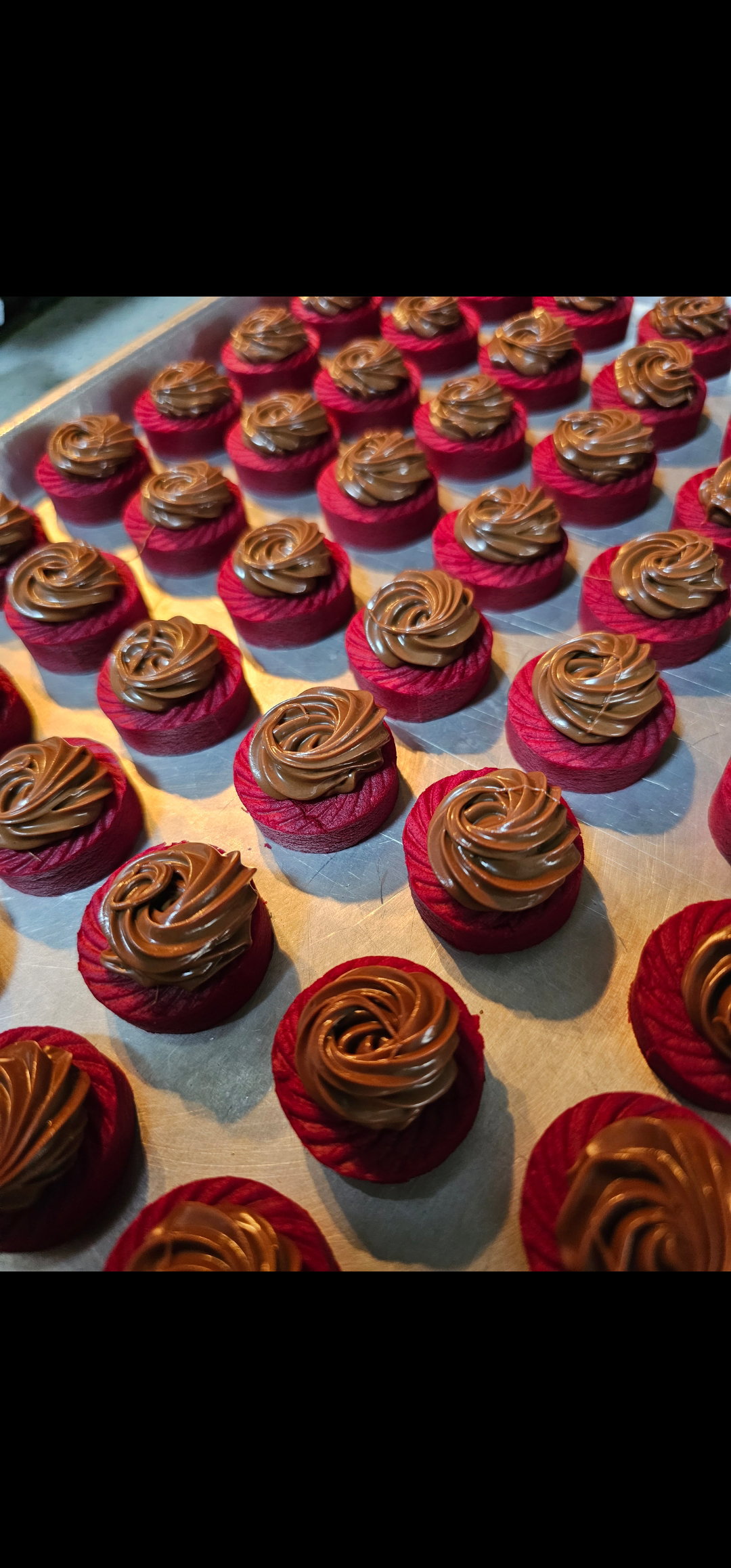 Red Velvet Nutella Tarts_1