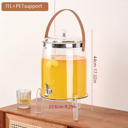 BUCKET DRINK DISPENSER WITH ACRYLIC STAND