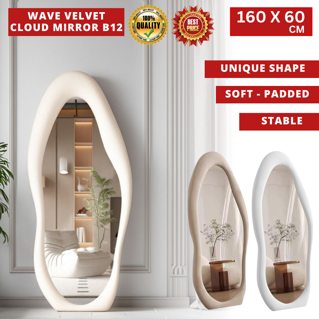 WAVE VELVET CLOUD MIRROR B12 160CMX60CM