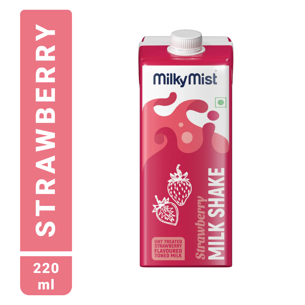 MILKY MIST SHAKE STRAWBERRY 220L