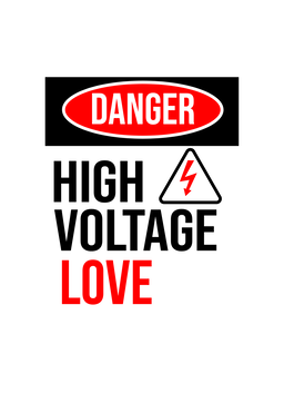 High Voltage Love Card