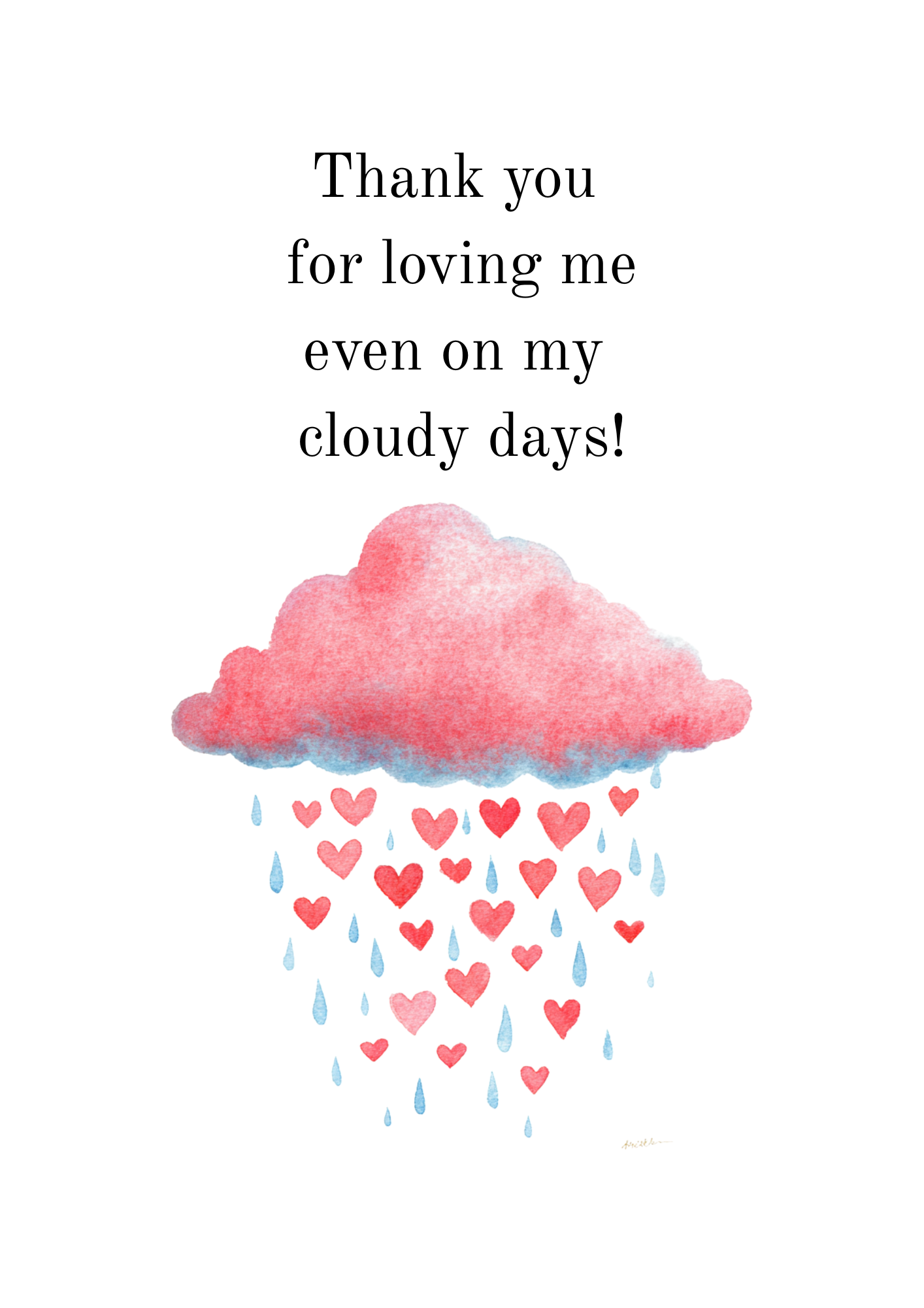 Thank you for loving me on cloudy days card_1