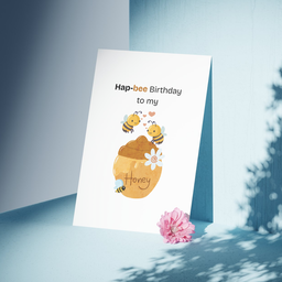 Hap-bee Birthday Honey Card
